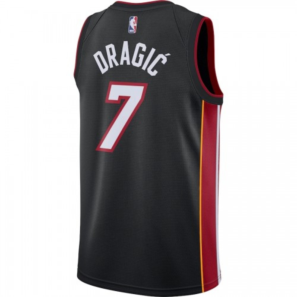 Men's Miami Heat Goran Dragic #7 Black Swingman Jersey - Icon Edition-Pro Kit Vault | Brand New 26/27 Sports Jerseys